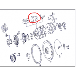 Jeu de 5 coussinets de palier pour Mercedes - A 5410303840