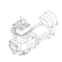 COMPRESSEUR D'AIR MONO-CYLINDRE pour Man TGX - 51540007159