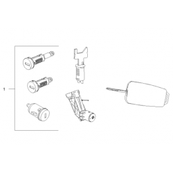 Kit barillet de serrure...