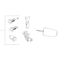 Kit barillet de serrure pour Renault - 7422992535