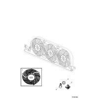 Ventilateur de climatisation pour Volvo 21643479