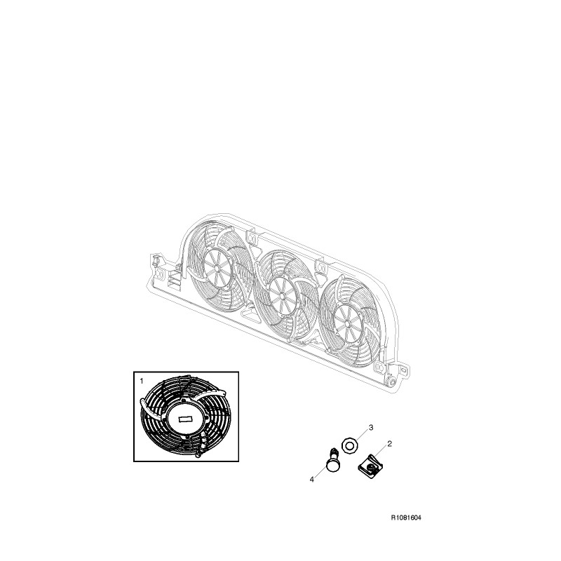 Ventilateur de climatisation pour Volvo 21643479