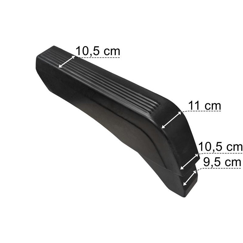 Prolongateur Aile Dt - Version Gris/Noir pour MAN  81612105380