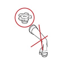 Bouchon de tube de remplissage d'huile moteur pour Renault 7701057899