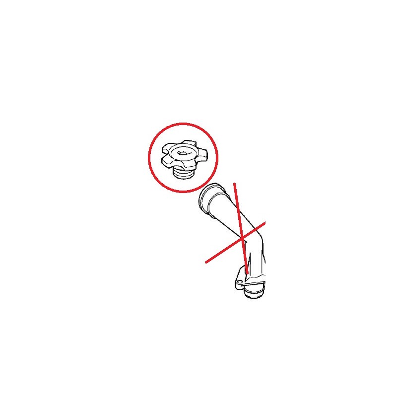 Bouchon de tube de remplissage d'huile moteur pour Renault 7701057899