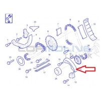 Guide de Chaine, repère 12 sur l'image, pour Renault 5001869517