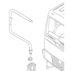Bras de rétroviseur droit pour Man 85637316086