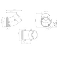 Coude de fin pour Renault Trucks  7482482916
