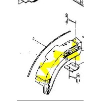 Aile gauche pour Renault Trucks 5010093907