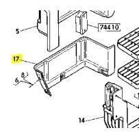 Marche pied gauche pour Renault Trucks 5010133927