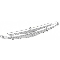 Ressort à lames, essieu arrière, pour Mercedes A 3893200308