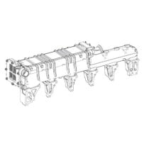 Échangeur Refroidisseur gaz échappement EGR pour Mercedes