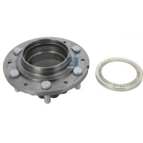 Moyeu de roue arrière, sans roulement, avec bague abs et goujons pour Iveco 7181957