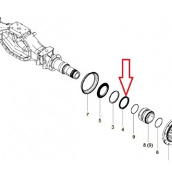 Joint spi arrière pour MAN 81965030530