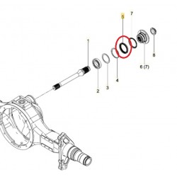 Joint spi d'arbre du relais inter pont pour Man - Mercedes
