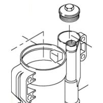 Bouchon de préfiltre à gazole pour Man 51125046004