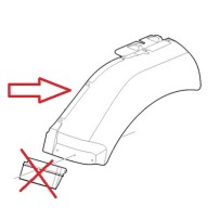 Aile sous cabine G (sans le volet), partie avant, pour Renault 5010646033