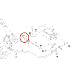Rotule cde vitesses pas a gauche pour Volvo 1696684