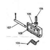 Verrou supérieur complet pour Crochet MG atmg105