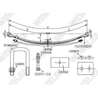 Kit renfort ressort AR pour Renault 5010537664
