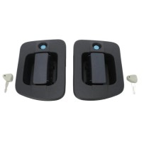 Kit de poignées de porte, avec barillets et clés, pour Iveco 504254457