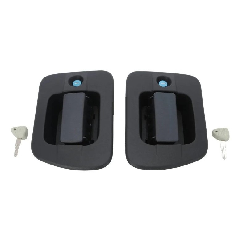 Kit de poignées de porte, avec barillets et clés, pour Iveco 504254457