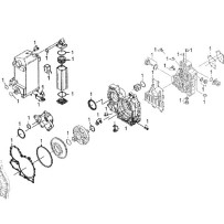 Kit Joints de refroidisseur/ralentisseur hydraulique pour Renault 5001853808