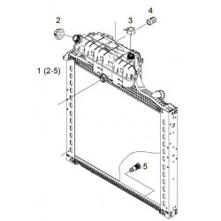 Radiateur de refroidissement pour Man 81061016809