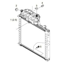 Radiateur de refroidissement pour Man 81061016809