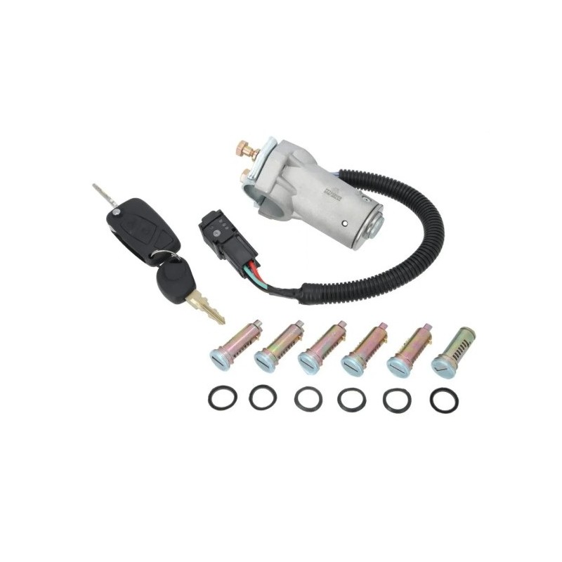 Neiman + kit barillets de fermeture, avec transpondeur, avec 1 clé télécommande + 1 clé simple, pour Iveco Daily 2996075