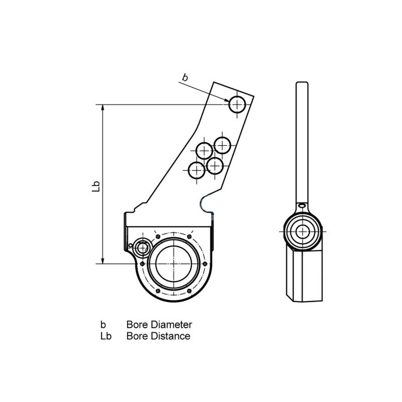 Levier régleur, automatique pour DAF