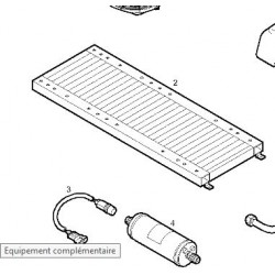 Condenseur de climatisation sur toit pour Iveco 42555029 - 42575001