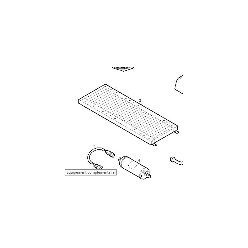 Condenseur de climatisation sur toit pour Iveco 42555029 - 42575001