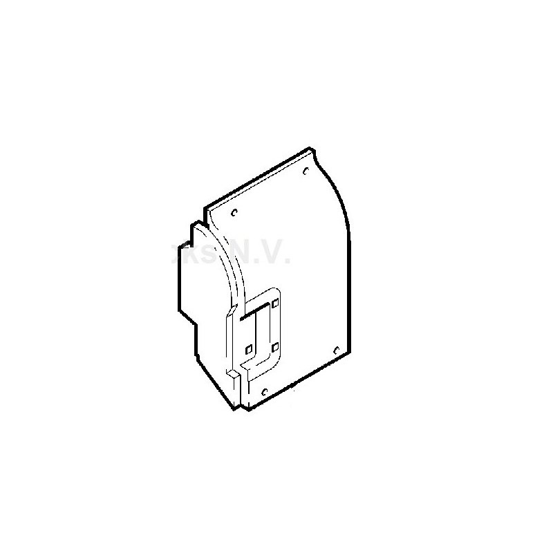 Coiffe de protection de poignée, sous cabine, à Gauche, pour Daf 0082197 - 1899618