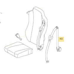 Ceinture de sécurité coté...