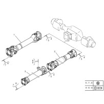 Arbre de transmission tubulaire pour Renault Trucks 5010524934