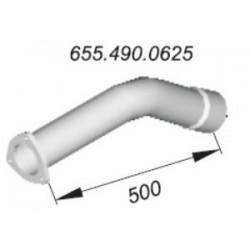 Tube avant d'échappement pour Mercedes A 6554900625