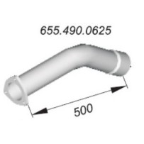 Tube avant d'échappement pour Mercedes A 6554900625