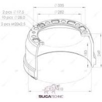 Tambour de frein av  pour Volvo 1599678