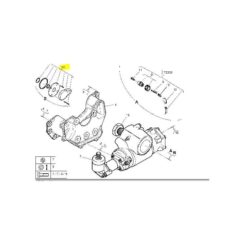 CAPTEUR  boitier de direction pour Renault Trucks  7422644486