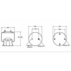 Coussin d'air pour Renault Trucks DA39020201