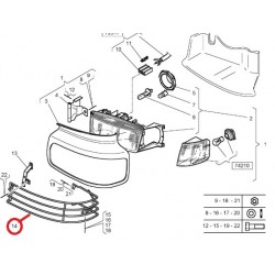 Grille de phare avant...