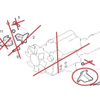 Support Moteur Gauche pour Renault Maxity 5001869350