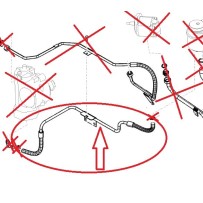 Tube de canalisation hydraulique pour Renault Trucks Kérax - 5010488342