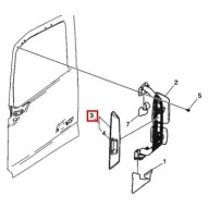 Recouvrement Arriere Retro Gh - Version Noir pour VOLVO 23584974