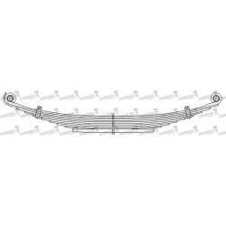 Lame avant pour MAN 81434026125