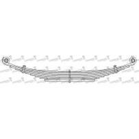 Lame avant pour MAN 81434026125