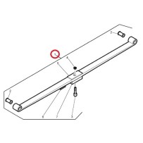 Ressort à lame, avant, avec douilles et étoquio, pour Renault 5010267598