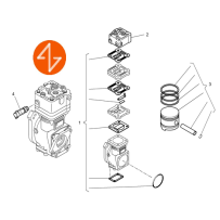 Kit joint compresseur d'air Mono Renault