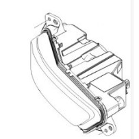 Antibrouillard droit pour MAN TGA 81252040002 - 81252046002